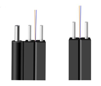 Indoor / Outdoor FTTH Drop Cable